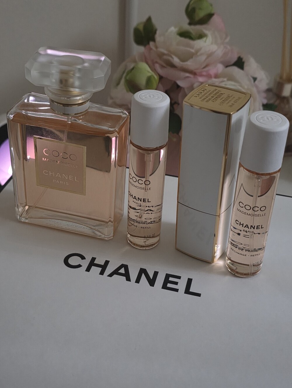 CoCo Chanel Mademoiselle Eau De Parfum 100 ml AND Travel Set Of Three 20 ml